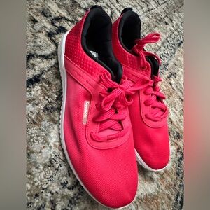 Reebok Hot Pink Low-Top Athletic Sneakers